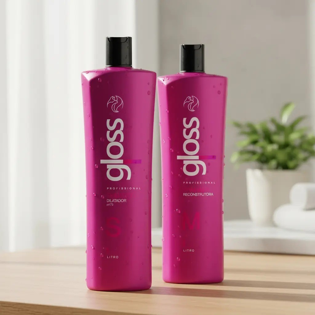 Fox Gloss Treatment Hair Keratin Brazilian 2 X 1 LT. Free Shipping FedEx.