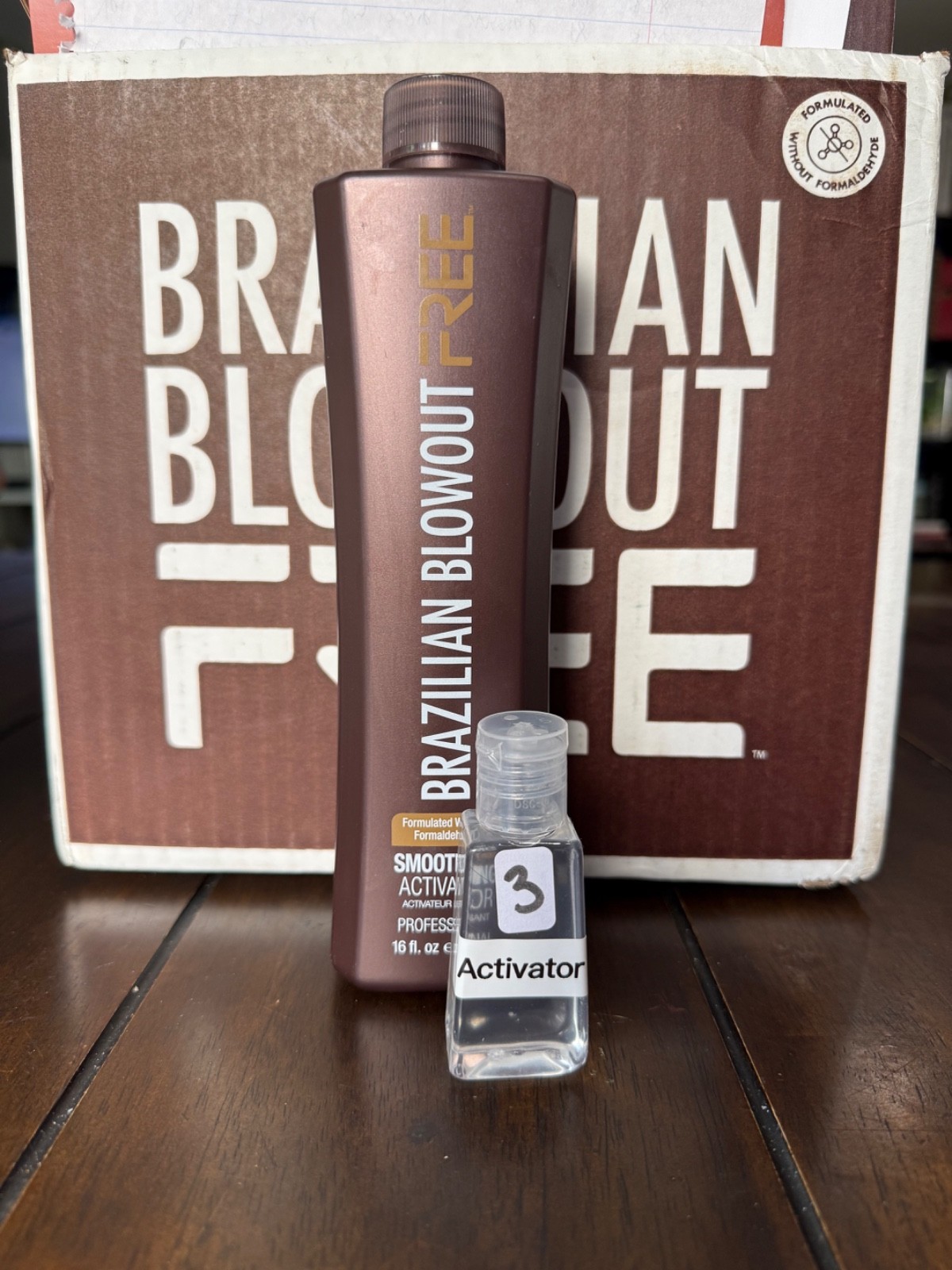 Brazilian Blowout Free kit. All 5 products in five, 1oz bottles. Smooth Hair.