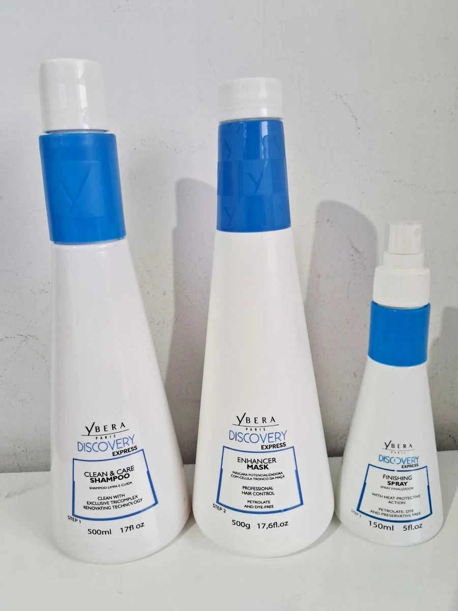 Ybera Paris Discovery Express | Shampoo Kit 500ml + Mask 500ml + Finishing 120ml