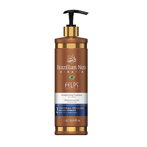 Felps Brazilian Nuts Keratin Thermal Sealing Straightening 33oz