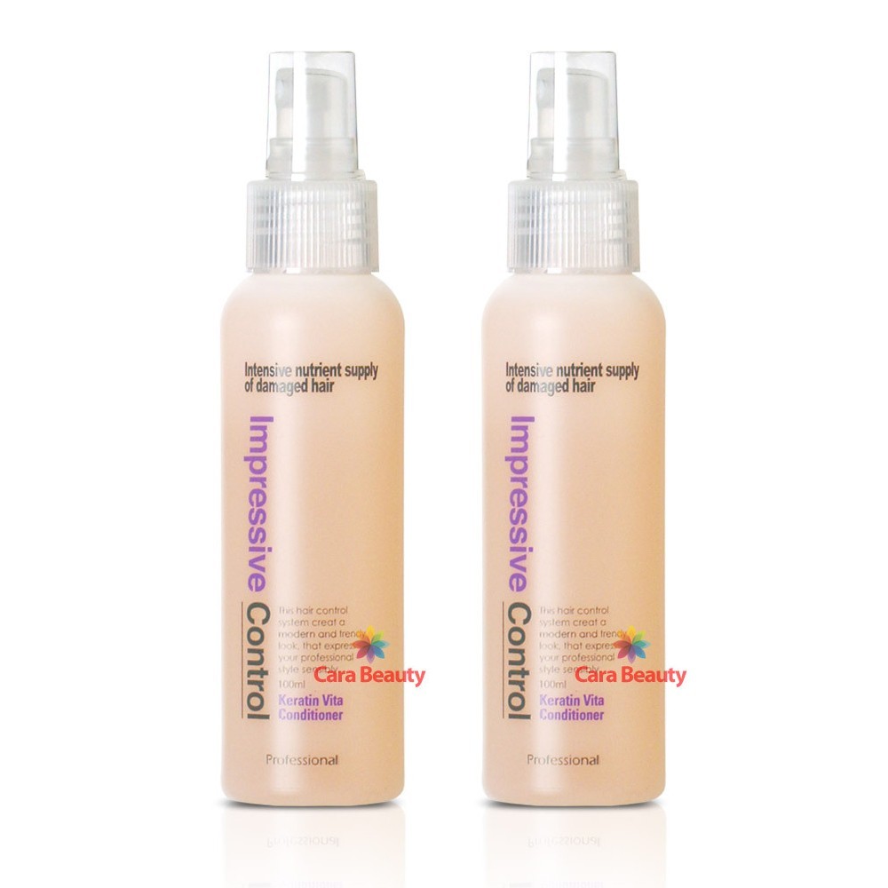 2 Pack MUGENS Professional Keratin Vita Conditioner 100ml / Leave-In Hair Spray