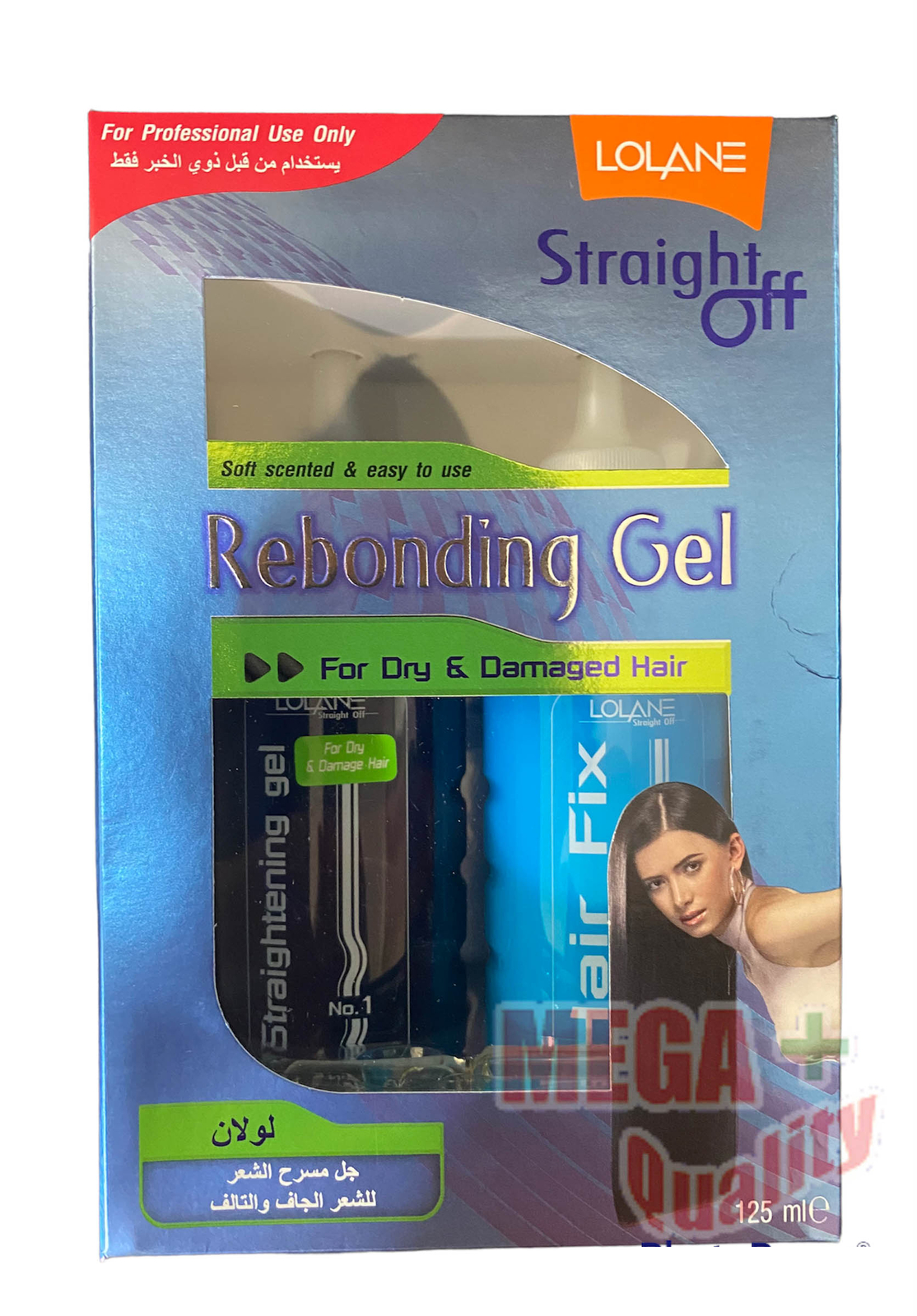 LOLANE Set Kit Straight Off Rebonding Gel For Dry and Damage Hair Easy to use