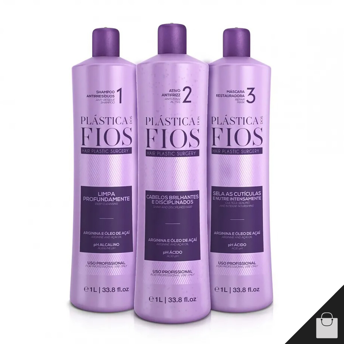 Cadiveu Plastica dos Fios Professional Straightening Wires Treatment 1 Kit 34 oz