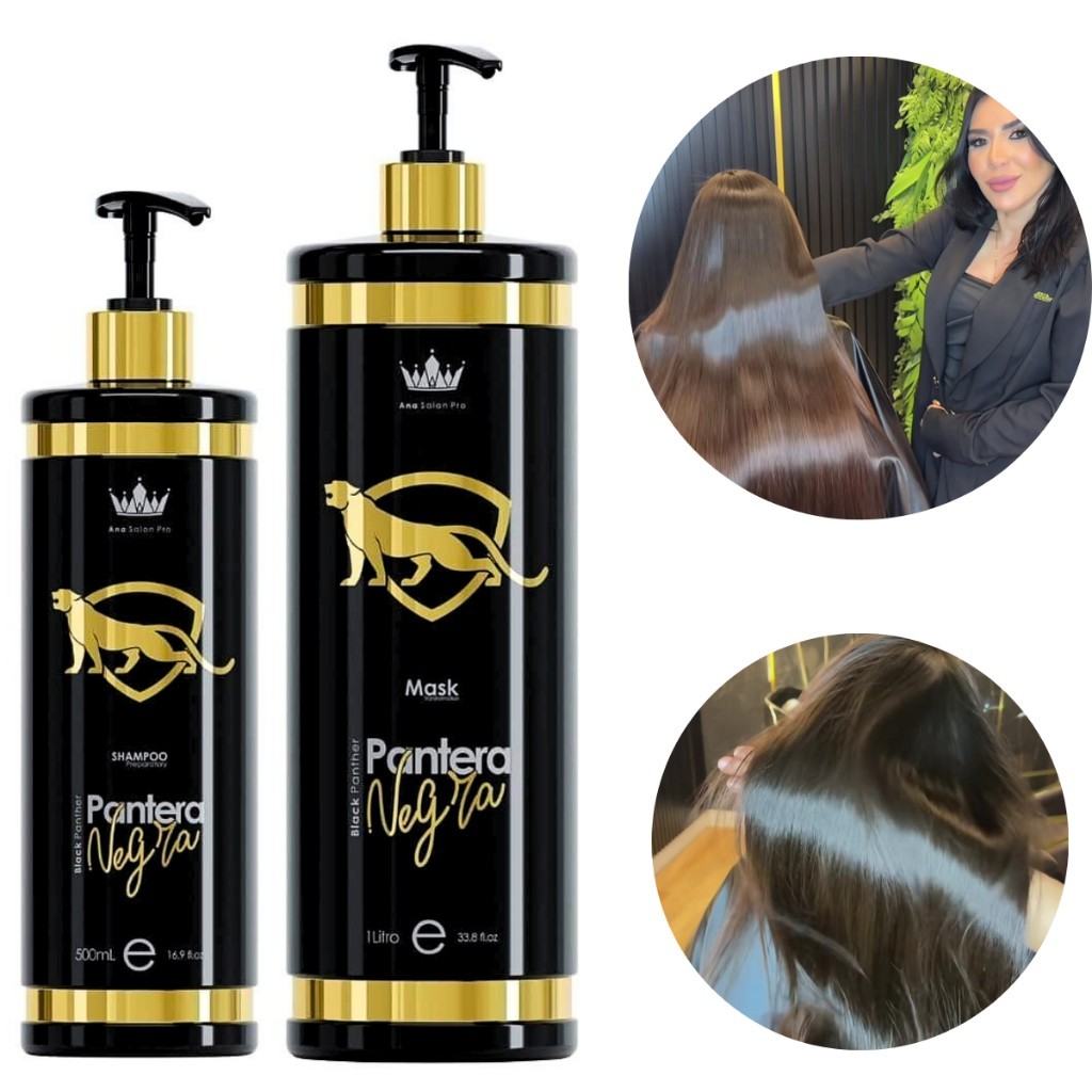 Tratment keratin Ana Paula Carvalho Black Panther Hair Straightening SET