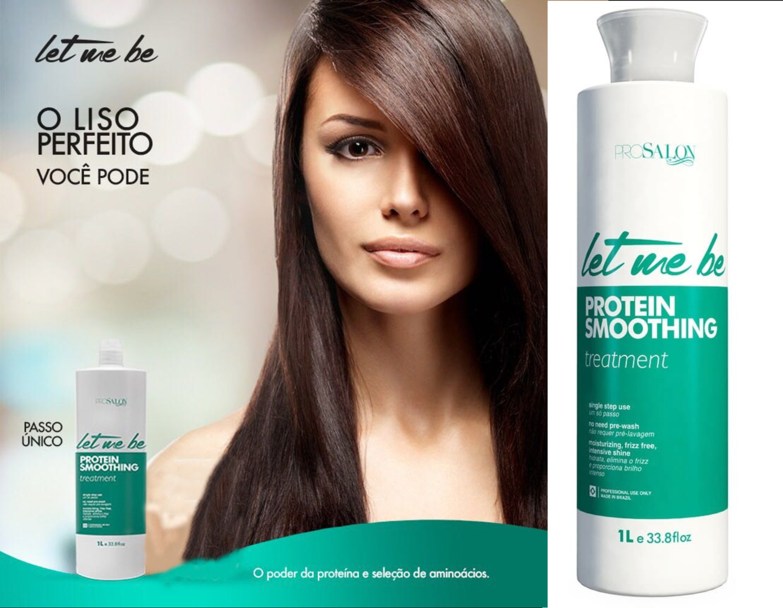 Brazilian Keratin Hair Smoothing Treatment 1000ml – Anti Frizz Salon Formula