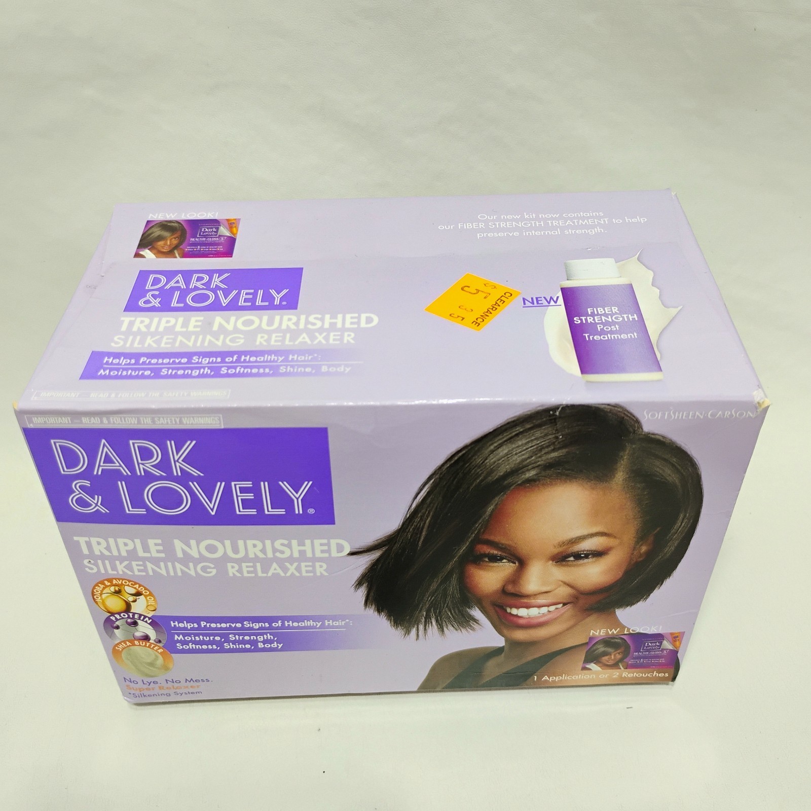 Lot Of 2 Dark & Lovely Triple Nourished Silkening Hair Relaxer New In Box
