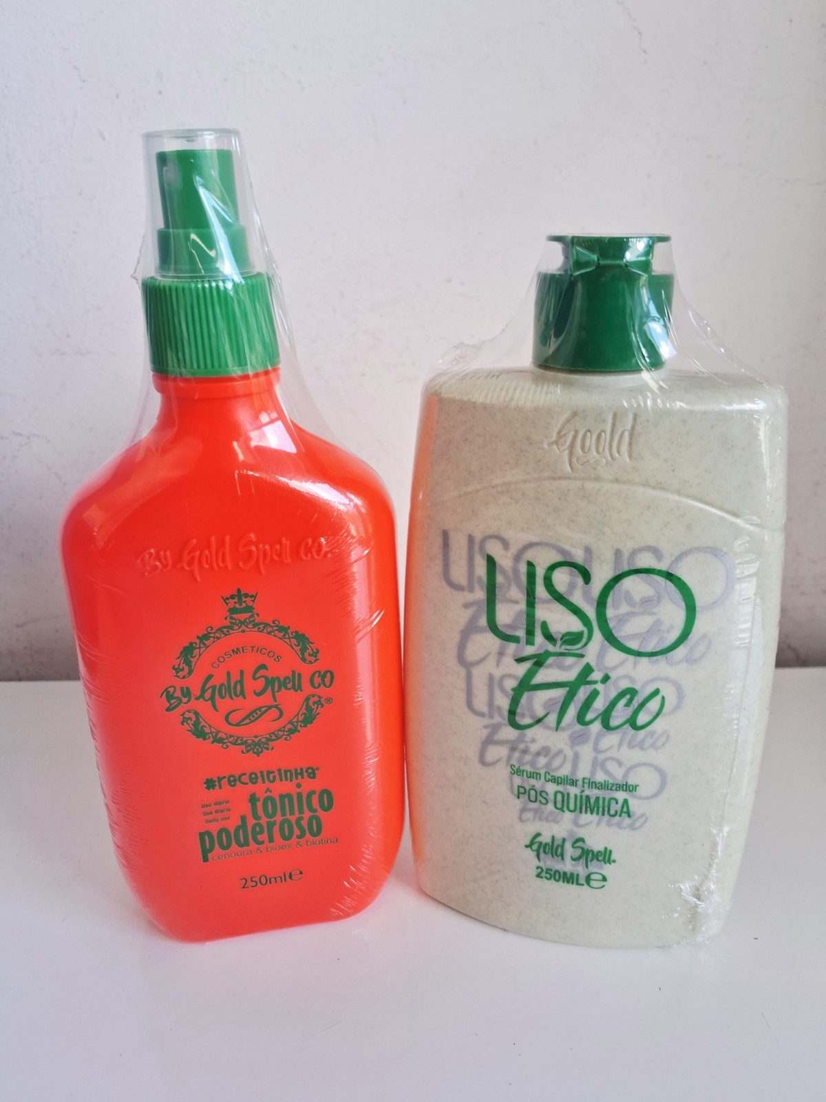Kit Gold Spell / Sérum Liso Ético 250ml + Tonic Poderoso 250ml