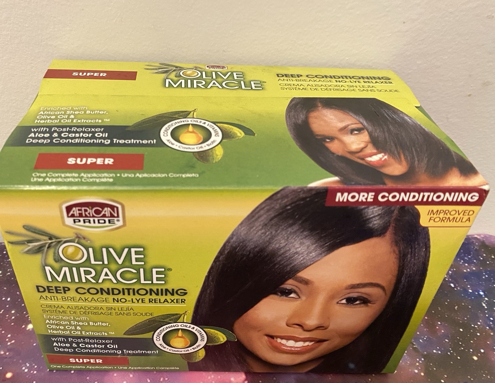 Super Strength Olive Miracle No-Lye Relaxer Brand New & Seale