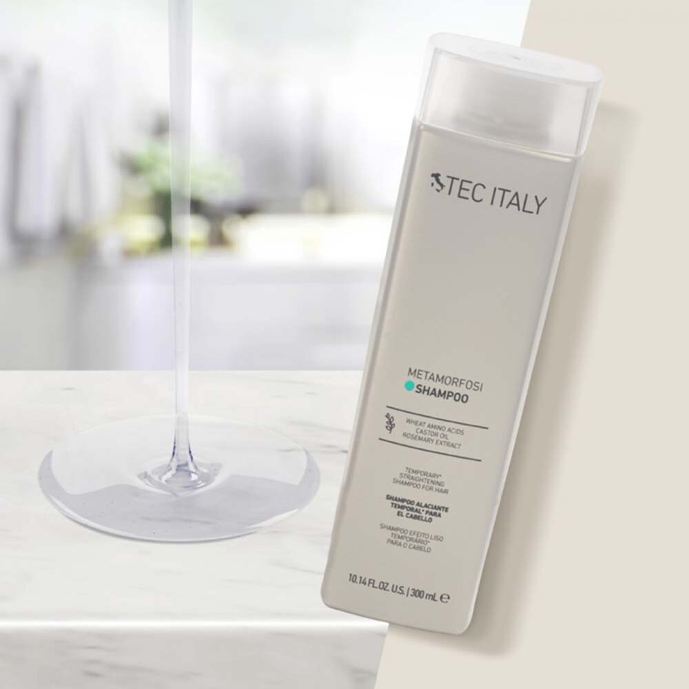 Tec Italy Metamorfosi Temporary Hair Straightening Shampoo 10.1 oz – 3 Pack