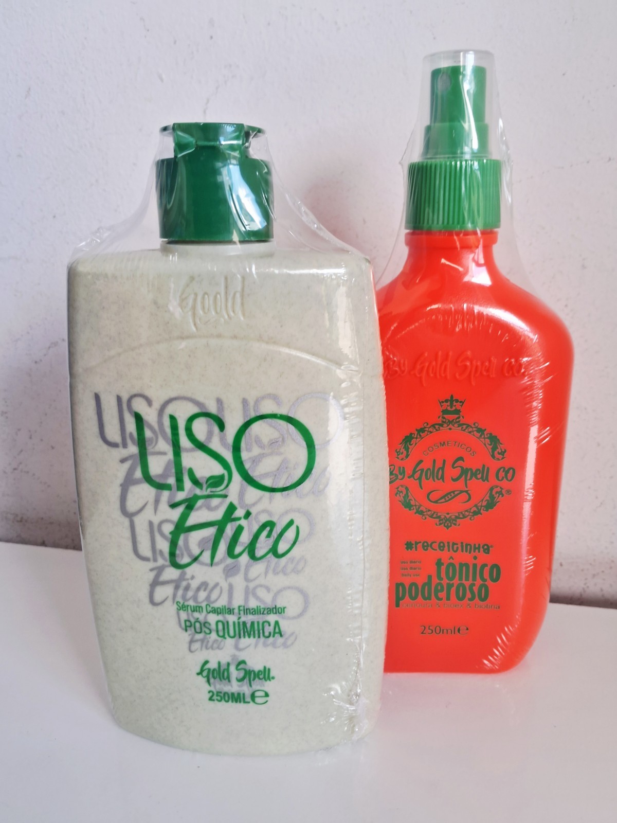 Kit Gold Spell / Sérum Liso Ético 250ml + Tonic Poderoso 250ml