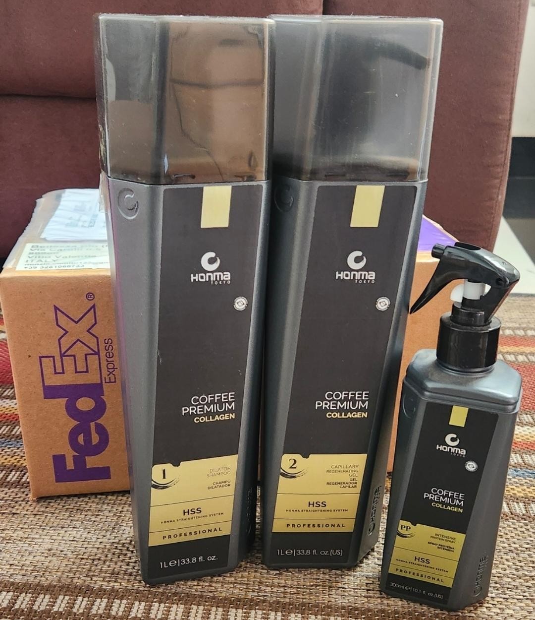 COFFEE PREMIUM COLLAGEN KIT ( HONMA ) 1 LITER 100% AUTHENTIC