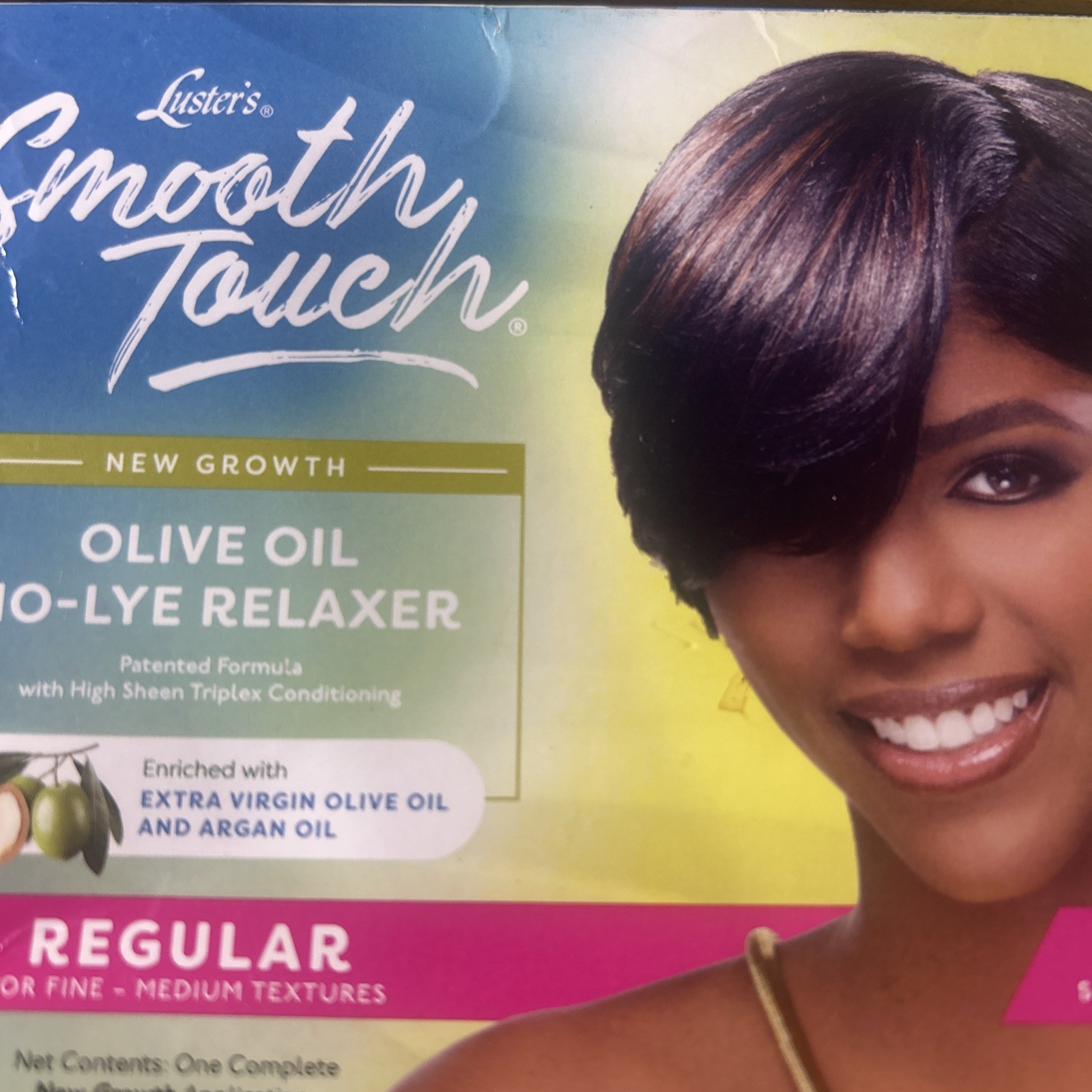 Luster’s Smooth Touch argan/extra Olive Oil No-Lye Hair Relaxer REGULAR