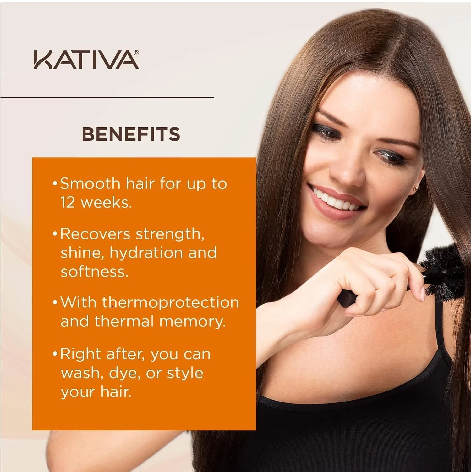 12 WEEKS Kativa Brazilian Straightening Alisado Brasileño Kit, US SELLER