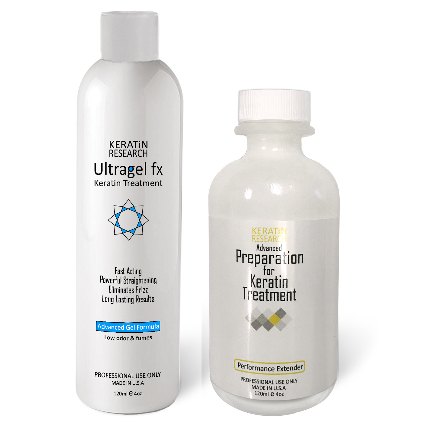 Brazilian keratin treatment Advanced UltraGel FX 120ml with Preparation Booster