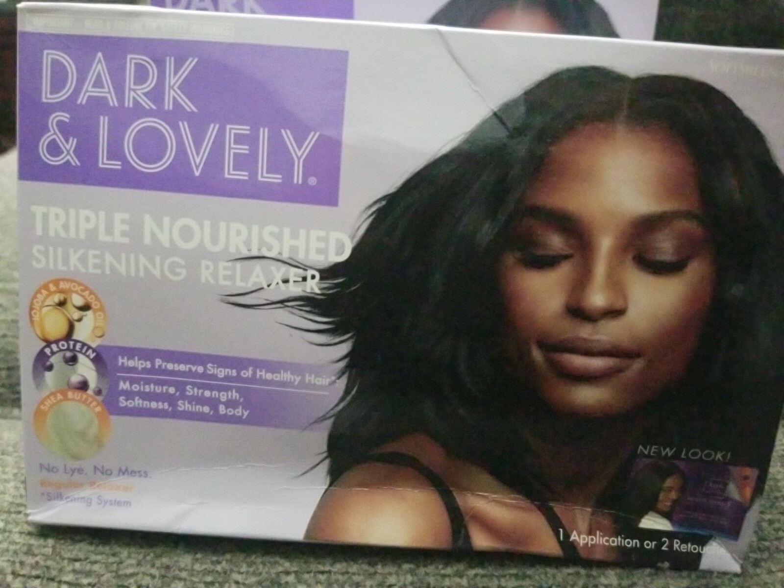 3 Pack DARK & LOVELY Triple Nourished Silkening Relaxer