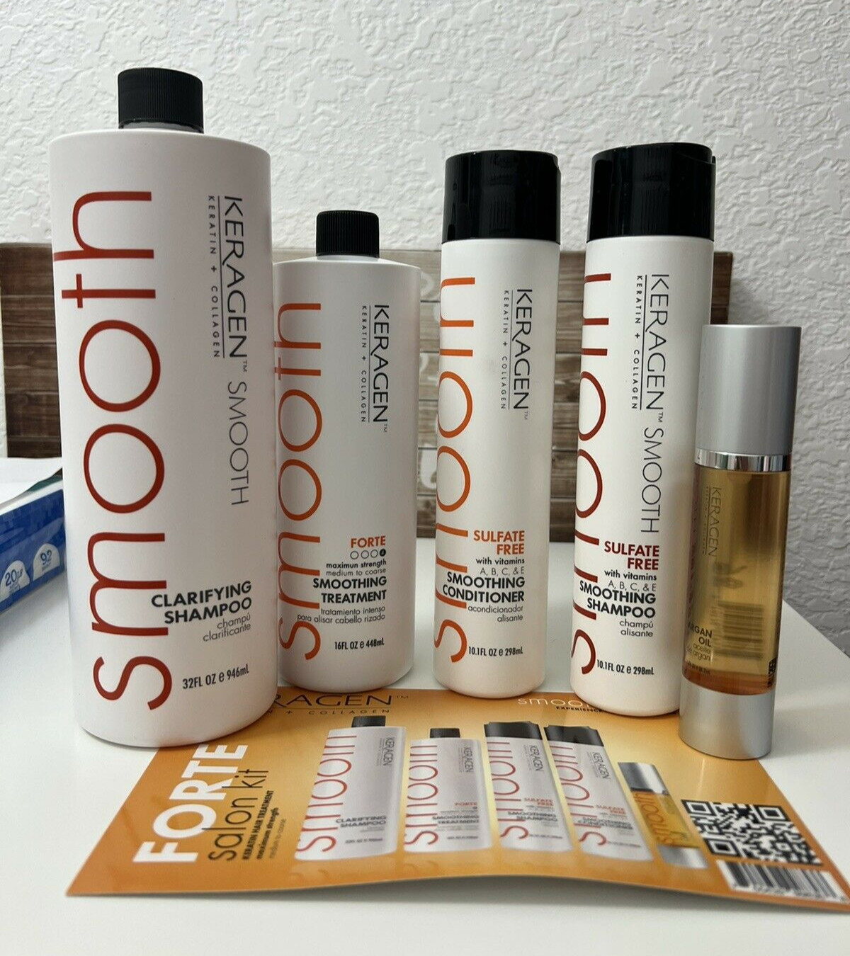 Keragen Keratin Treatment Salon Kit Forte