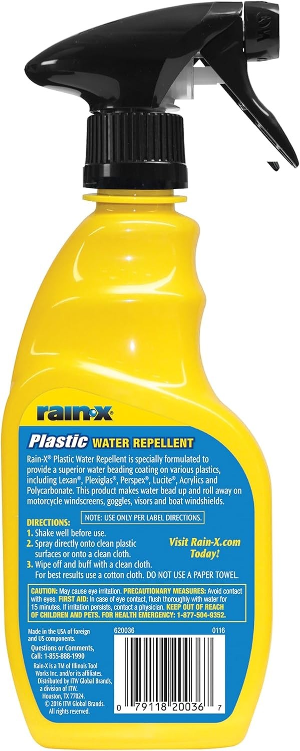 Rain-Scented 12 oz Plastic Treatment Spray – Non-Toxic Water Repellent for Boats
