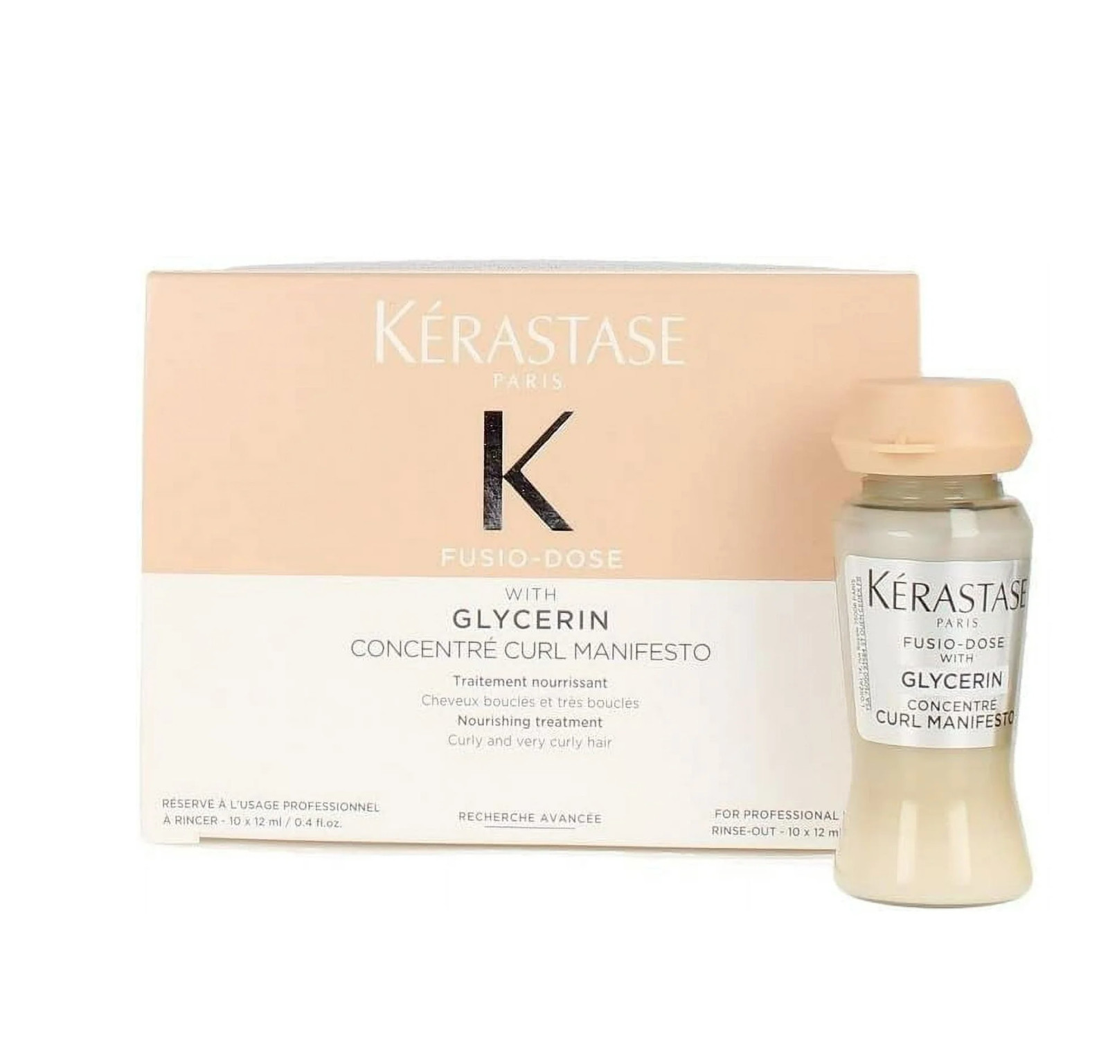 Kerastase Fusio-Dose Concentre Curl Manifesto With Glycerin 10 vials 0.4oz/12ml