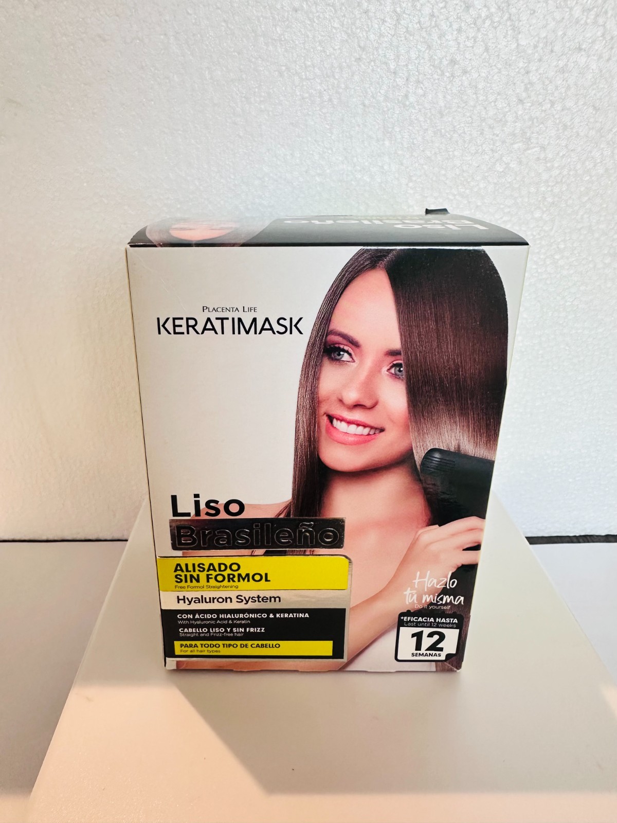 Brazilian Keratin Hair Straightening Kit – PLACENTA LIFE Keratimask – New Box –