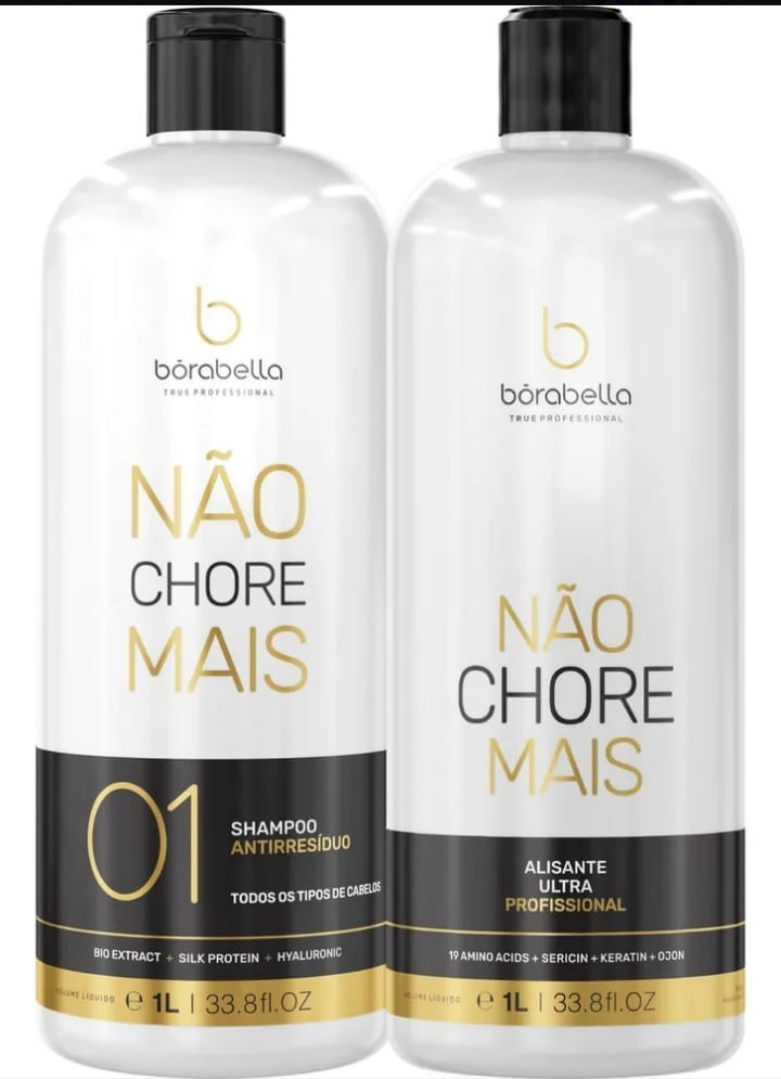 Borabella Not Cry Anymore Progressive hair straightening treatment with keratin.