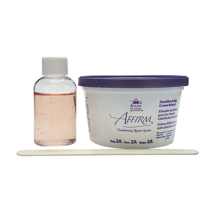 Avlon Affirm Conditioning Sensitive Scalp Creme Relaxer Single Application.