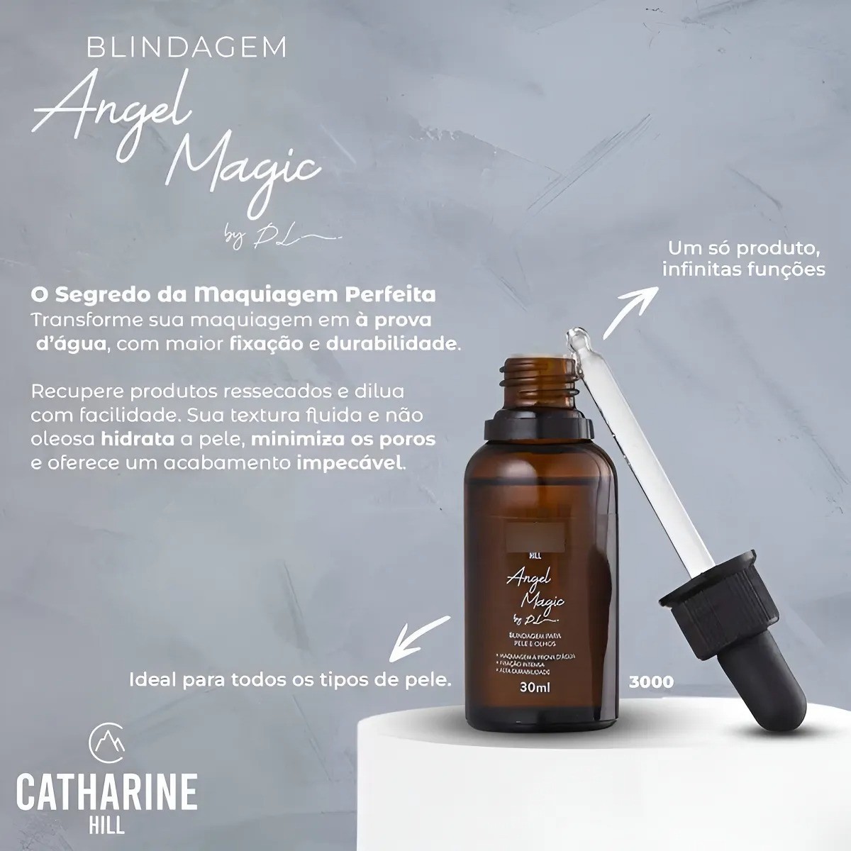Catharine Hill Angel Magic Skin and Eye Shielding Serum Makeup Cosmetic 30mL