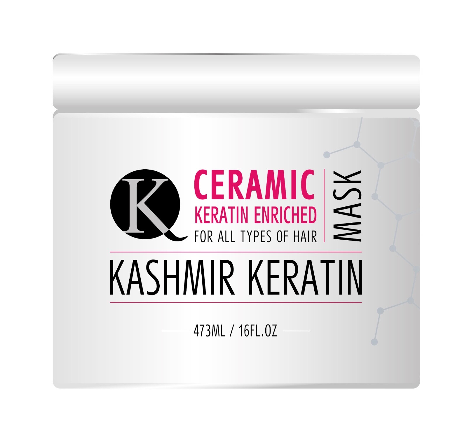 Kashmir Keratin hair mask Ceramic Mask For All Types of Hair 16 fl.oz