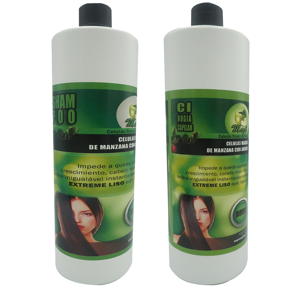 Keratina Kerafruit Tratamiento De Cirugia Capilar 16 oz Incluye Shampoo 500 ml