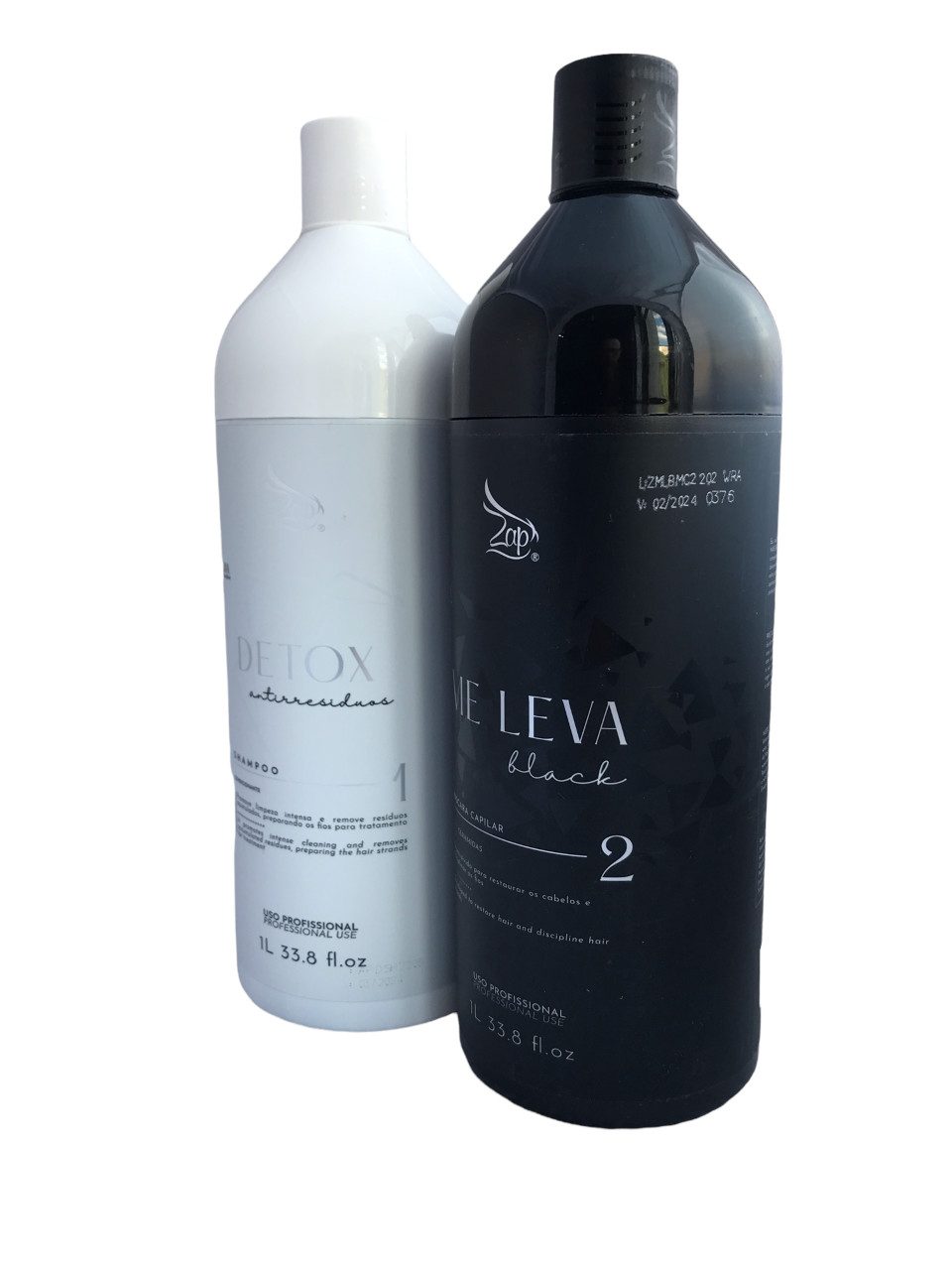 ZAP ME LEVA KERATIN HAIR SMOOTHING TREATMENT SET 1000ml 33,8fl.Oz.