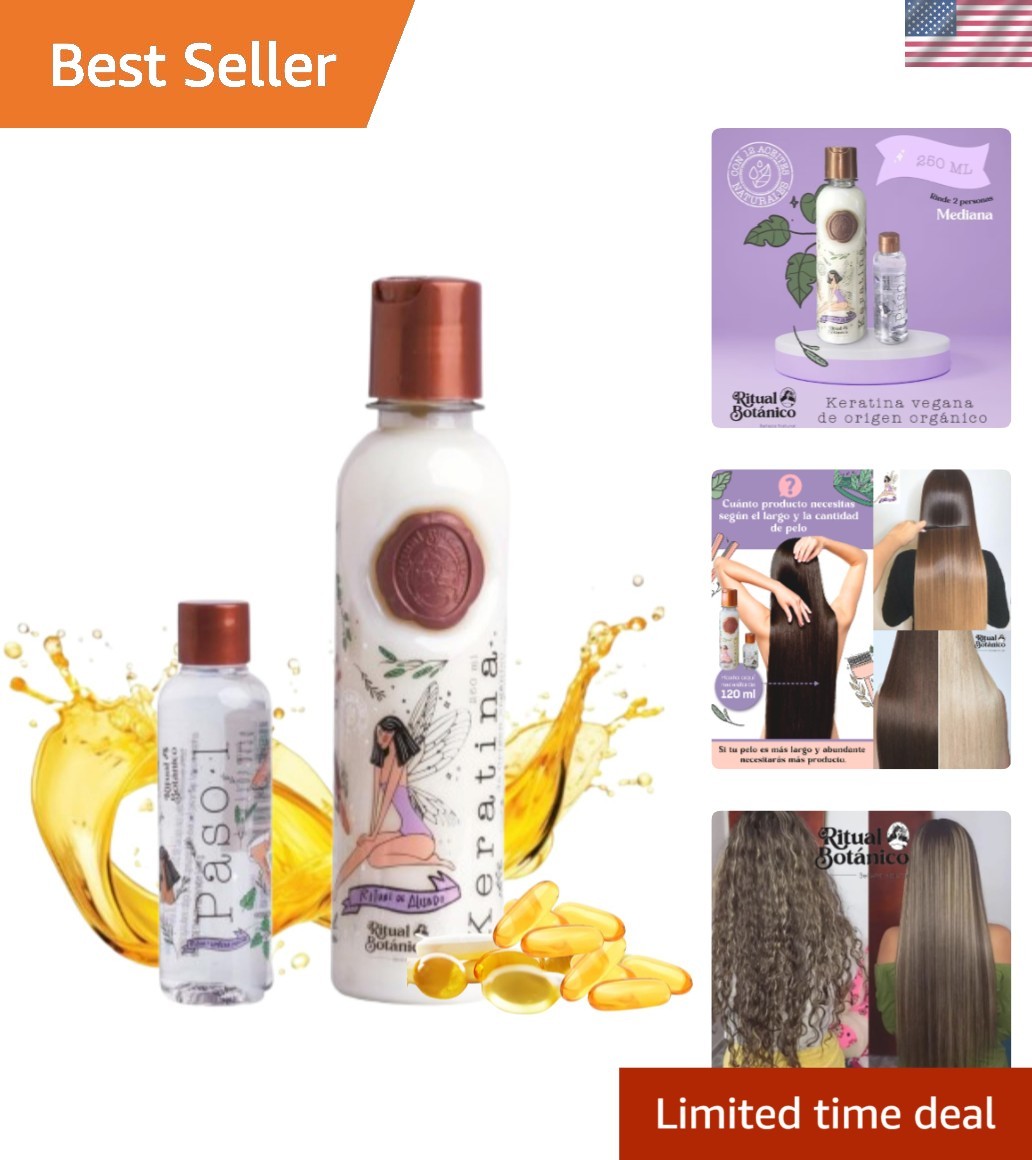 RITUAL BOTANICO Organic Keratin 250 ML – 12 Oils for Brilliantly Smooth Hair