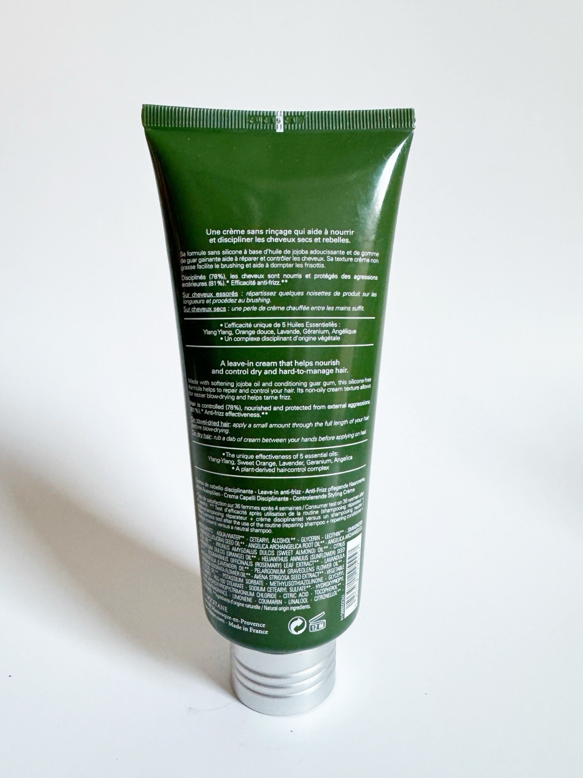 L’occitane Hair Prep Cream Control styling 200 ml/6.7 fl. oz – Discontinued