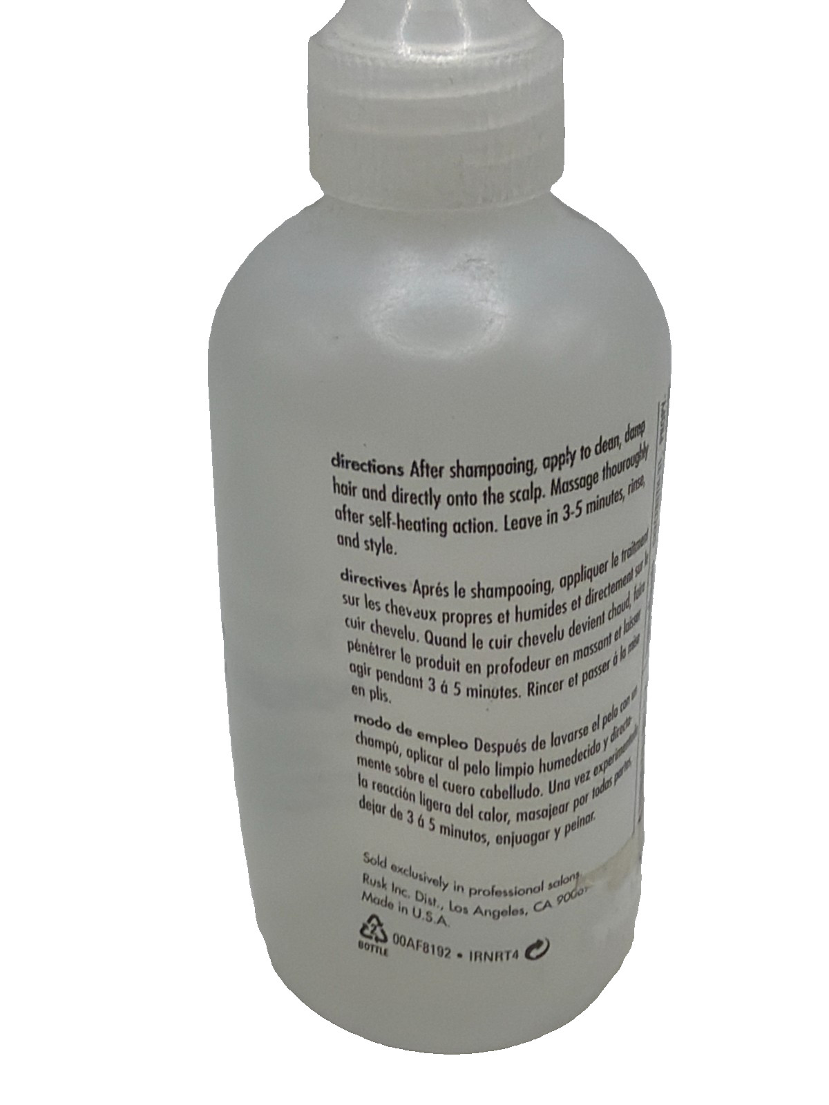 RUSK Sensories Nourish Kukui & Macadamia Nut Self-Heating Treatment 4.2 fl oz