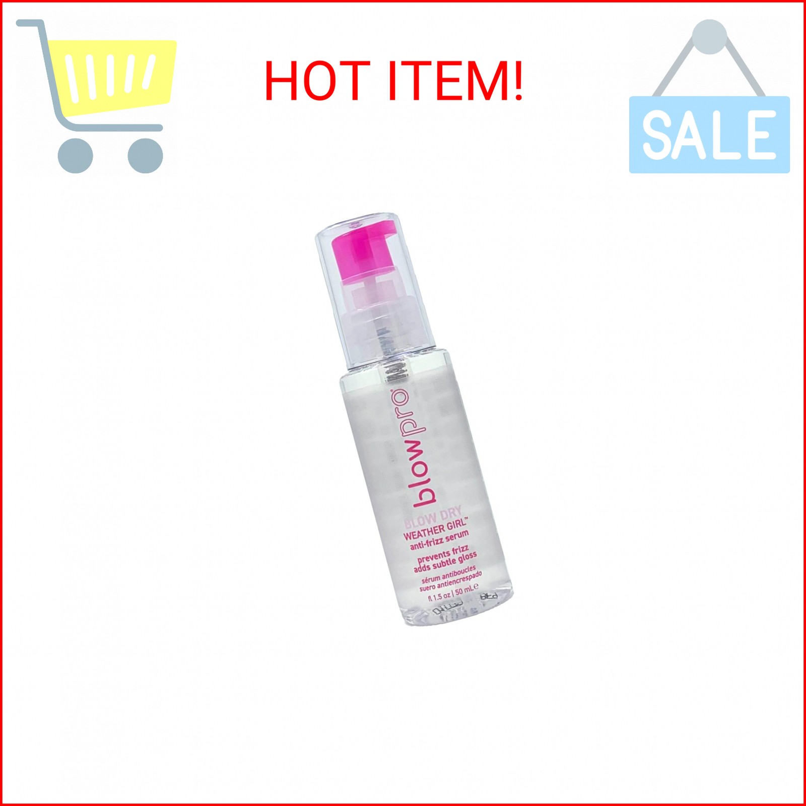 blowpro Weather Girl Anti-Frizz Serum, Protects Hair All Day Long, Weightless Se