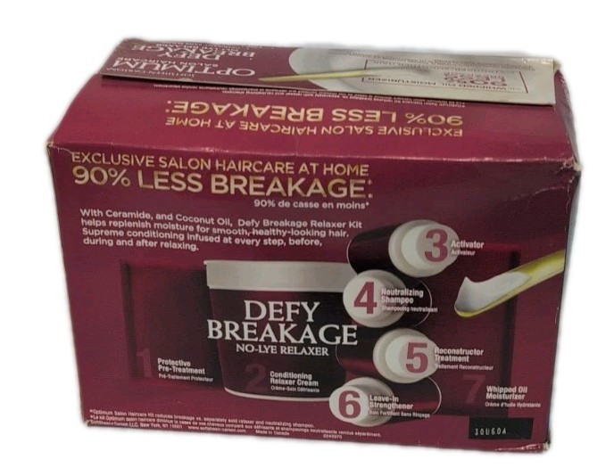 SoftSheen Carson Optimum Defy Breakage No-Lye Relaxer Regular New Hair Kit