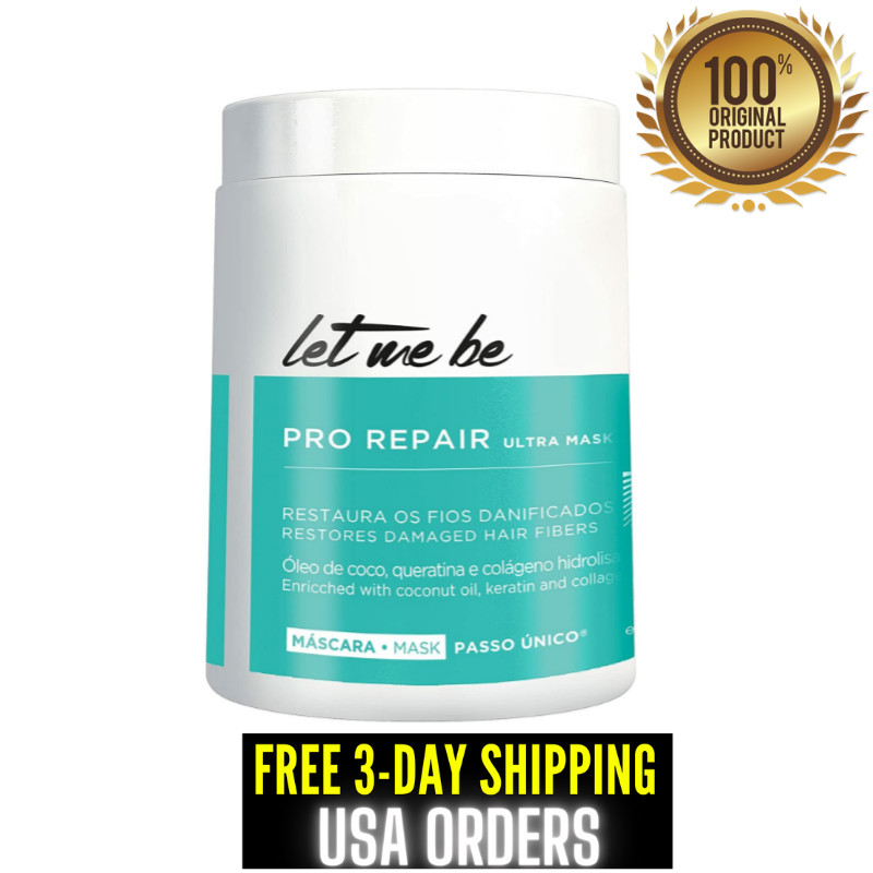 Let Me Be Pro Repair Mask Brazilian Keratin Hair Treatment ProSalon 1kg 3 Day US