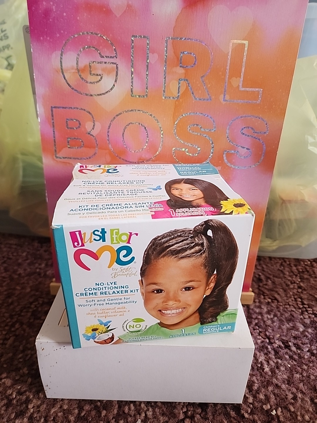 Just For Me No-Lye Regular Conditioning Creme Relaxer Kit 2027 Exp Children’s