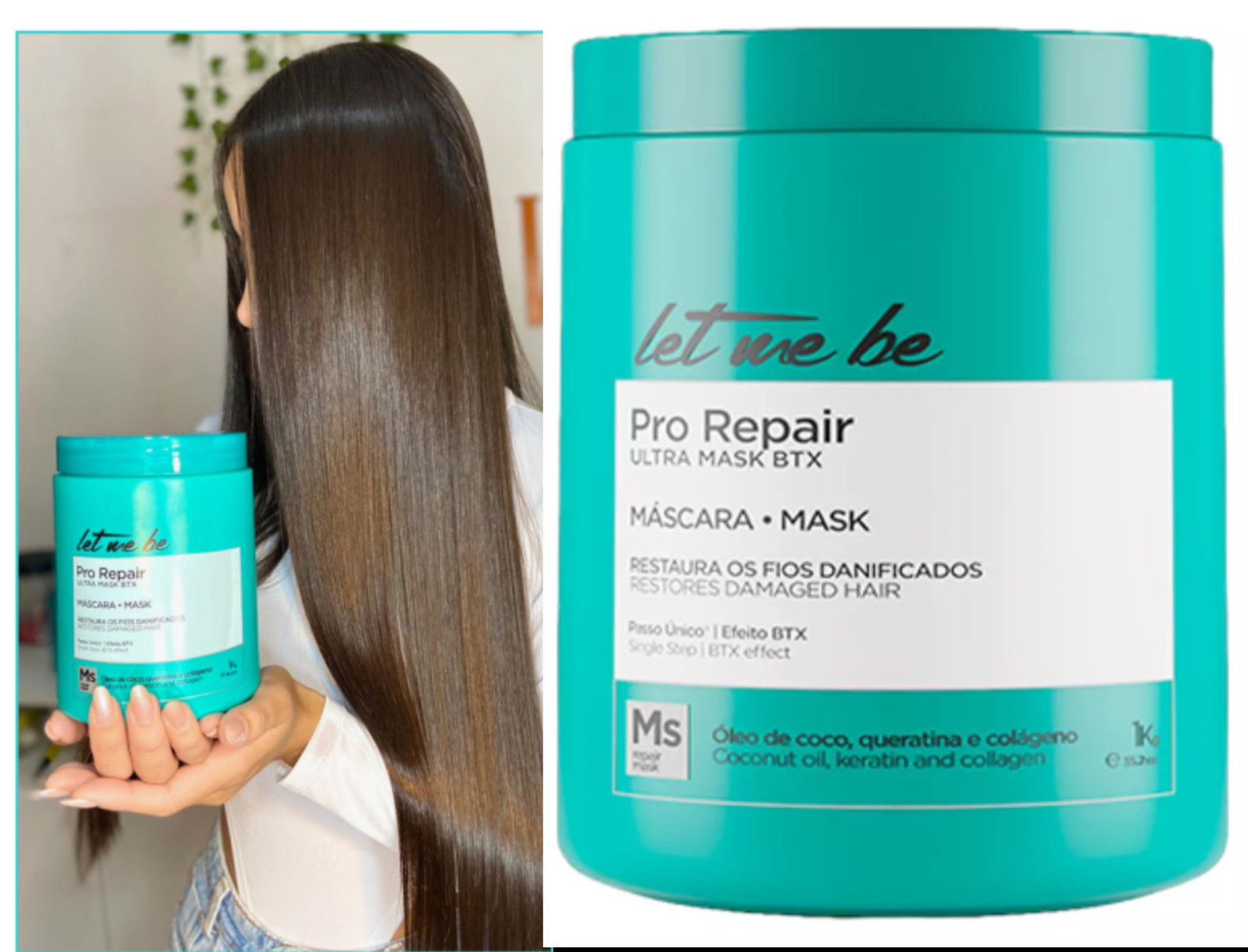 Let Me Be Pro Repair Ultra Mask 1kg 35 fl oz