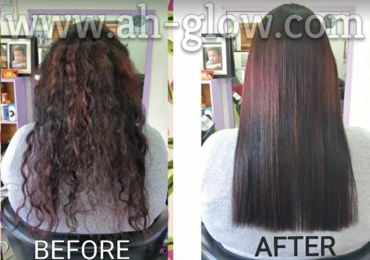 AHGLOW HAIR REBONDING SET Permanent Straightening, Extra Strength!