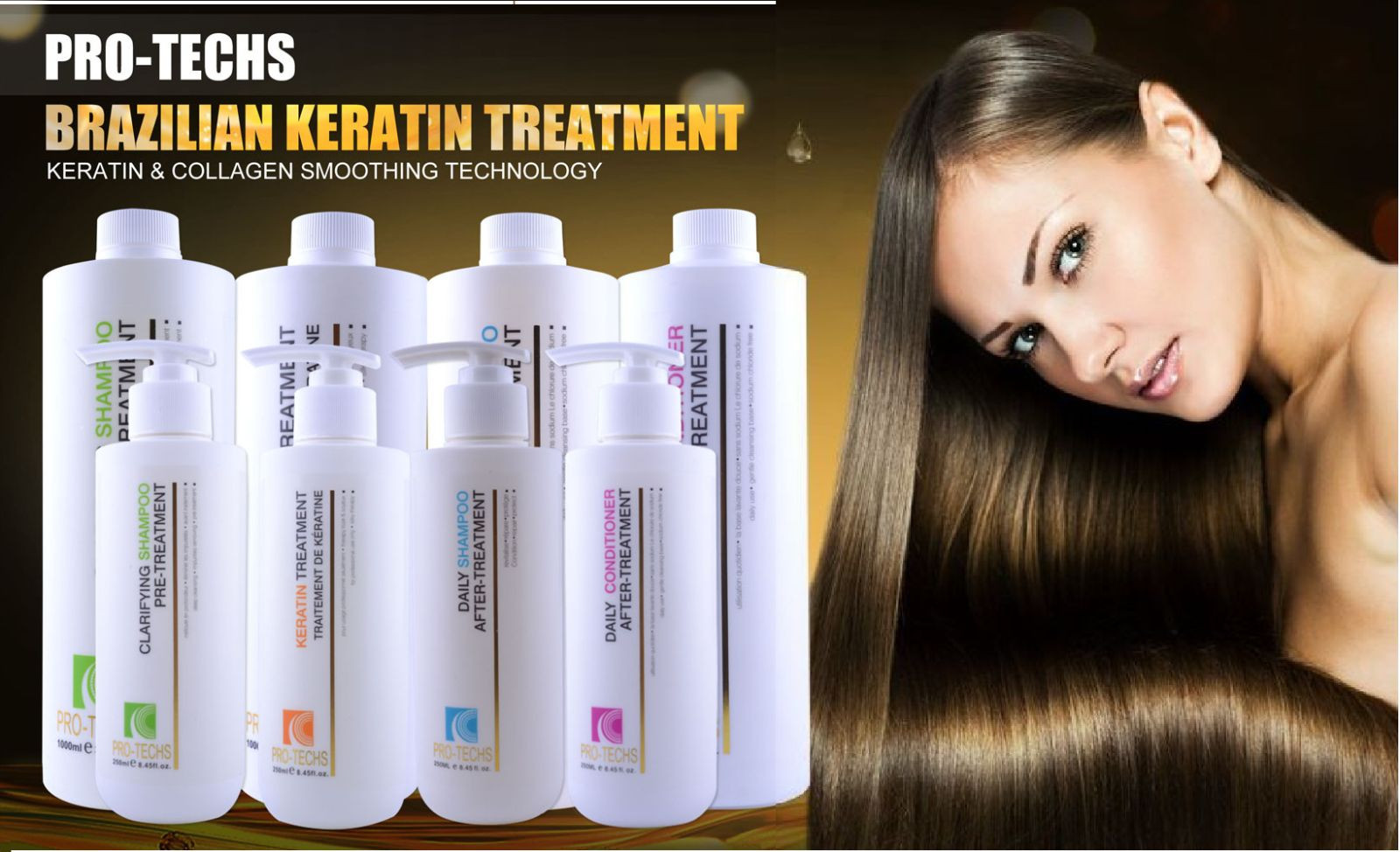 Keratin Treatment, Hair Straightener, Brazilian Blowout 1L formaldehyde free CO