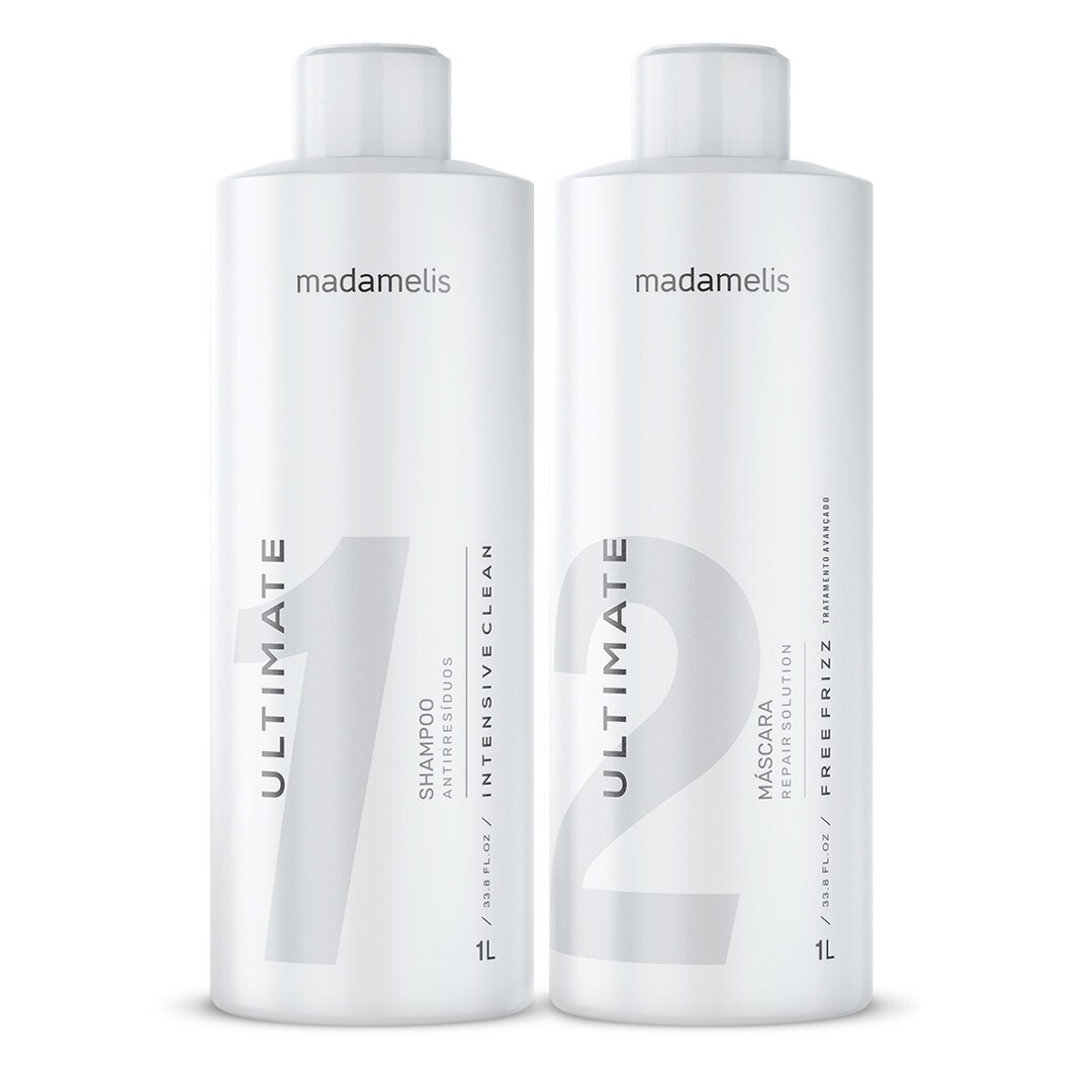 Madamelis Ultimate Liss Bambarro Progressive Keratin Straightening Brush 2 x 1L