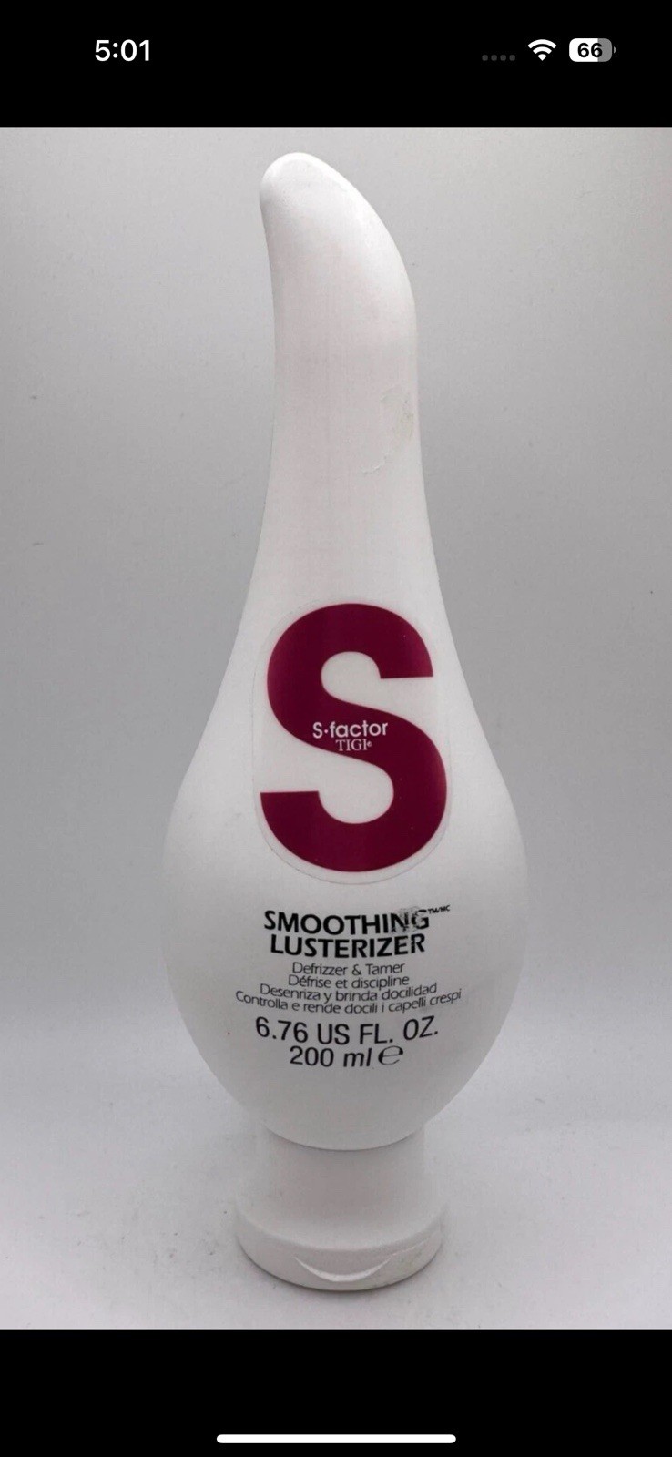 TIGI S-factor Smoothing Lusterizer 6.76oz – RARE & Very Hard To Find