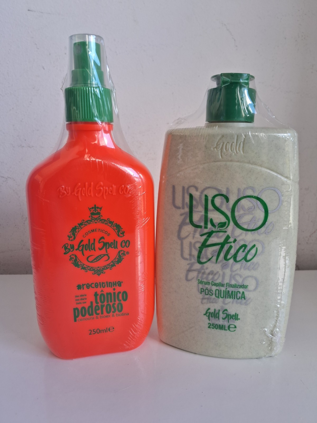 Kit Gold Spell / Sérum Liso Ético 250ml + Tonic Poderoso 250ml