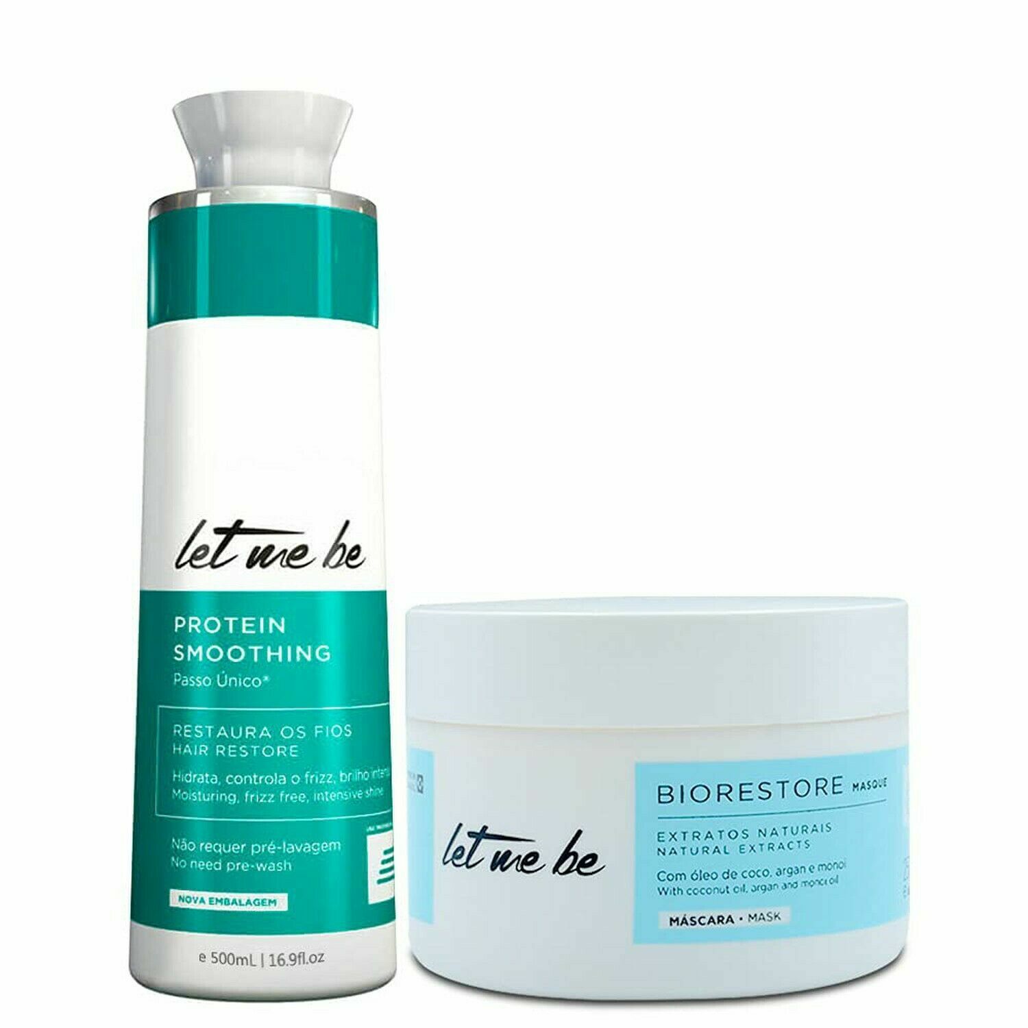 Let Me Be Keratin ProSalon Protein Smoothing 1 Step 500ML+Biorestore Mask 250ml