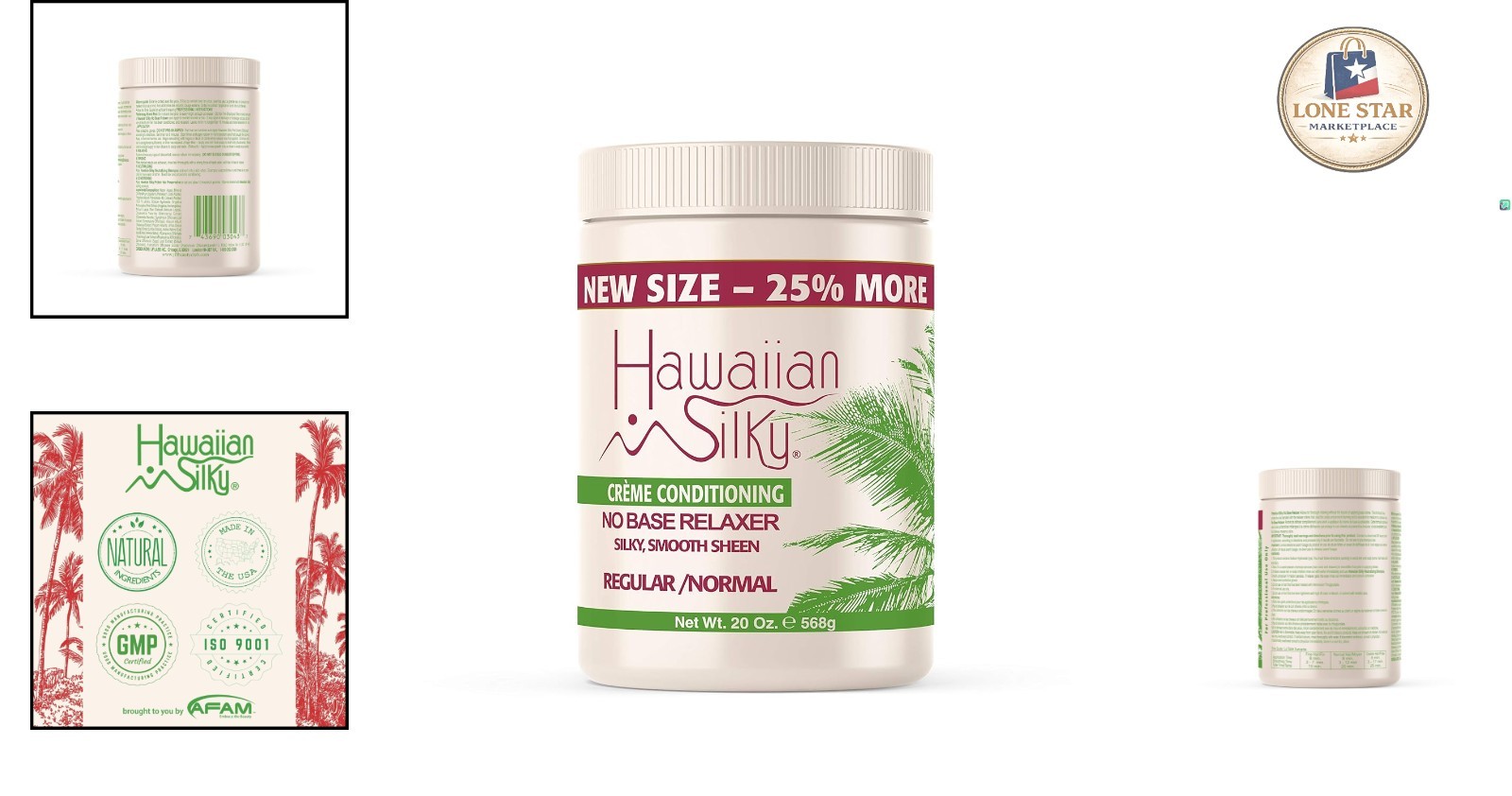 Regular Strength No Lye Hair Relaxer Cream – 20 Ounce, Moisturizes & Smooths