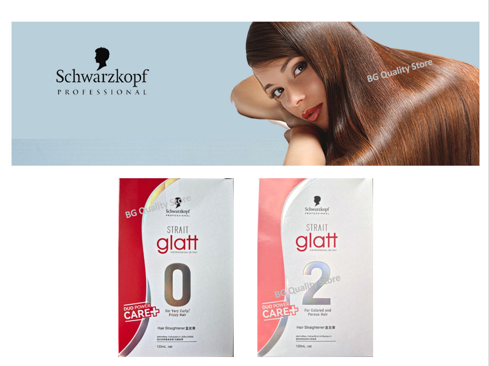 Glatt 120ml Hair Straightening Cream 0 & 2 Schwarzkopf Professional Straight