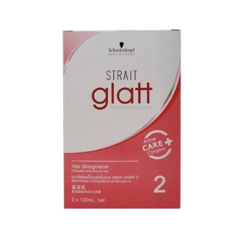 Glatt Strait No.2 Permanent Straight Cream Schwarzkopf for Colored Porous Hair