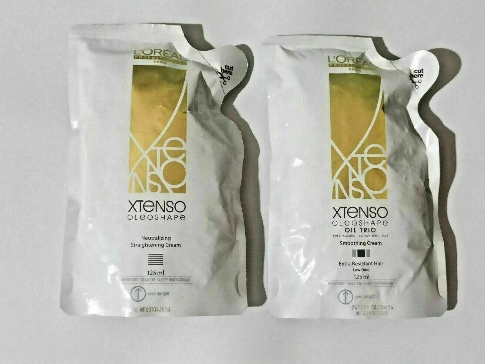 L’Oreal Paris Cream Extra Resistant Hair Rebonding Straight Perm Set (125+125ml)