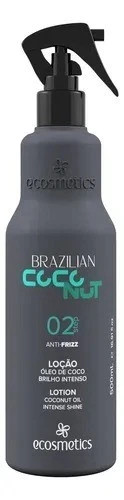 Ecosmetics Brazilian Coconut Anti Frizz Hair Treatment Kit 3 Step