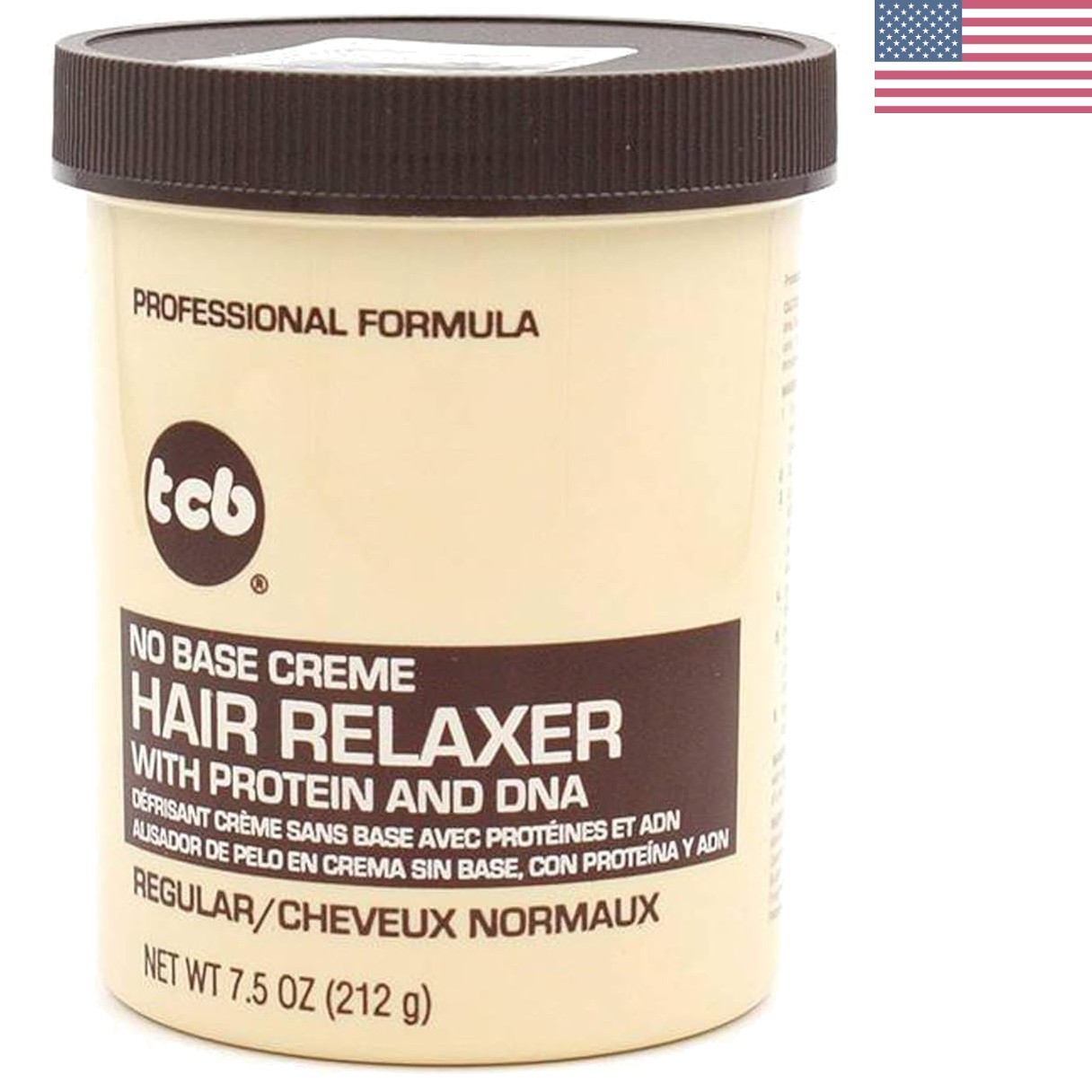 7.5 oz Heat Protecting Hair Relaxer Cream – No Base for Effortless Styling