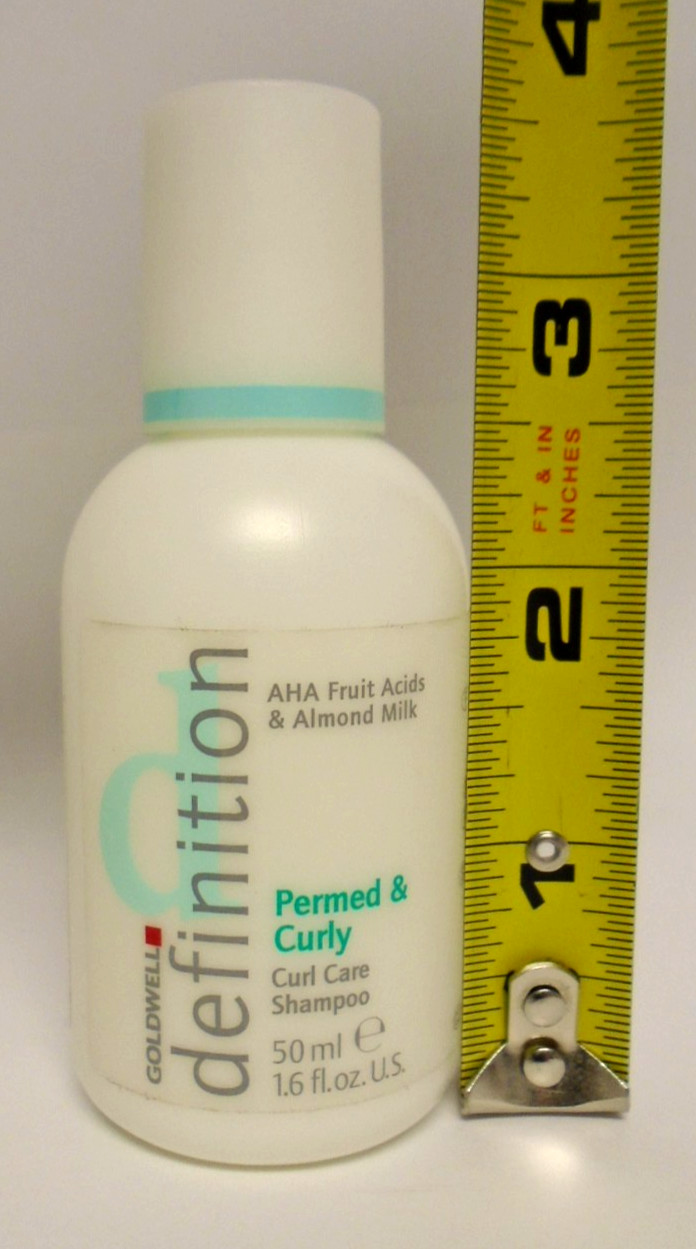 4X Goldwell definition Permed & Curly Curl Care Hair Shampoo 1.6 oz. Each F/S